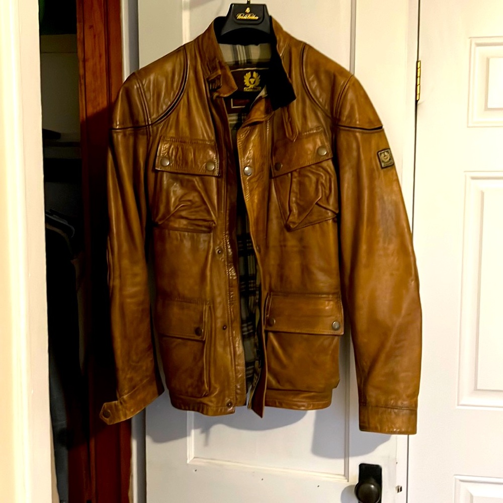 Belstaff Panther Leather Jacket